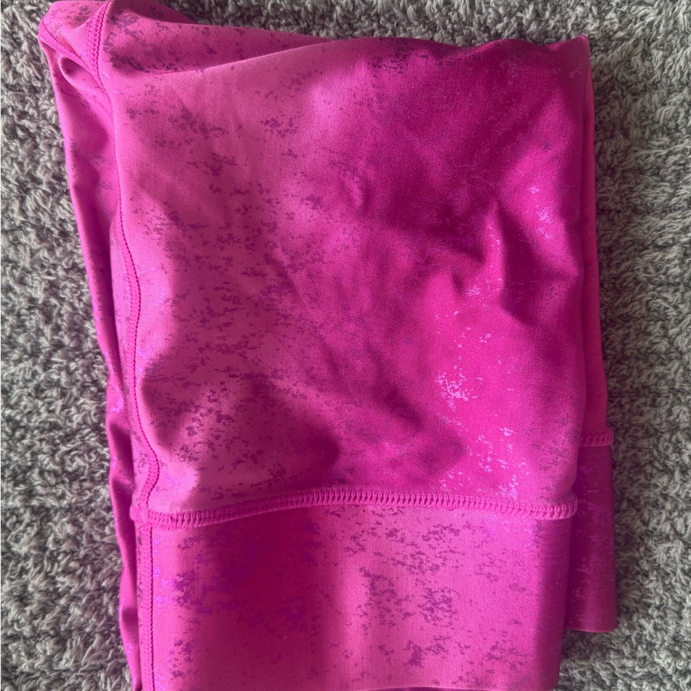 Hot pink sparkly Tere’s leggings size small